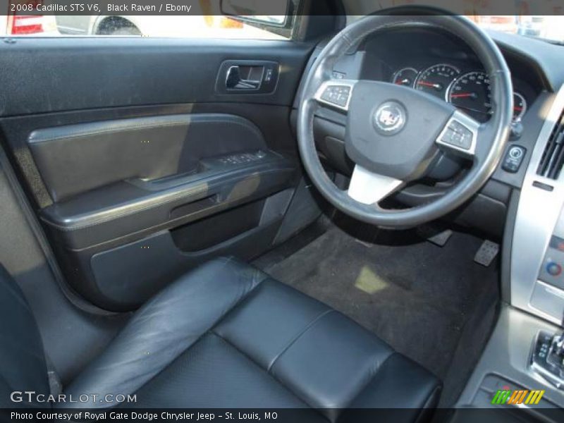 Black Raven / Ebony 2008 Cadillac STS V6