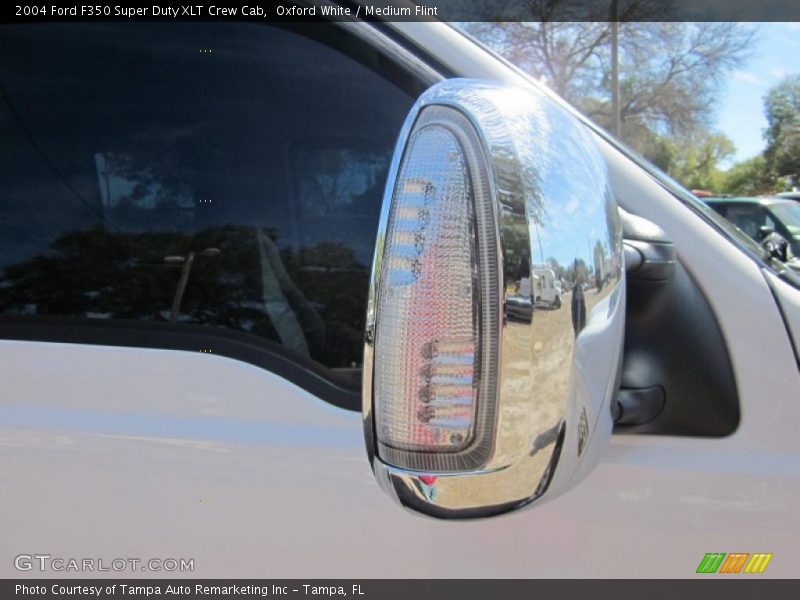 Oxford White / Medium Flint 2004 Ford F350 Super Duty XLT Crew Cab