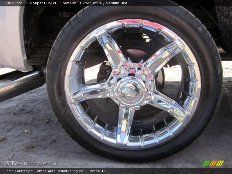 Custom Wheels of 2004 F350 Super Duty XLT Crew Cab
