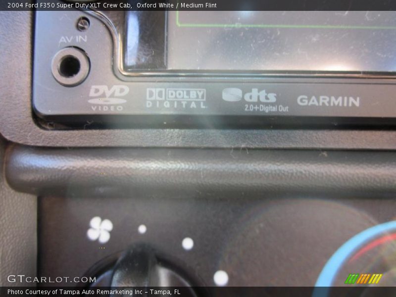 Oxford White / Medium Flint 2004 Ford F350 Super Duty XLT Crew Cab