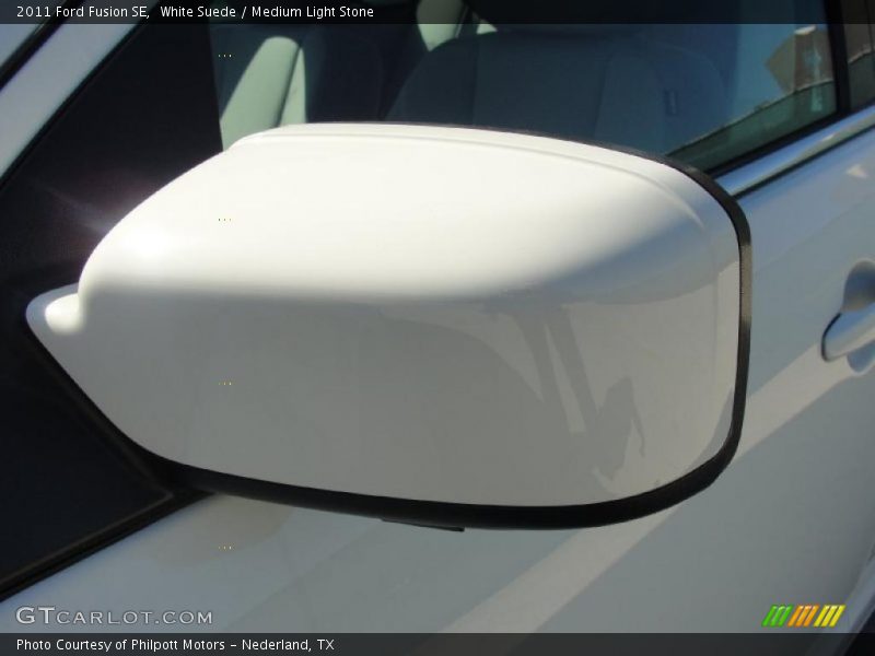 White Suede / Medium Light Stone 2011 Ford Fusion SE