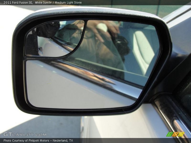 White Suede / Medium Light Stone 2011 Ford Fusion SE