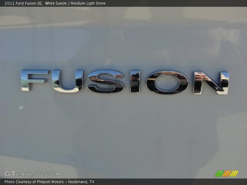 White Suede / Medium Light Stone 2011 Ford Fusion SE