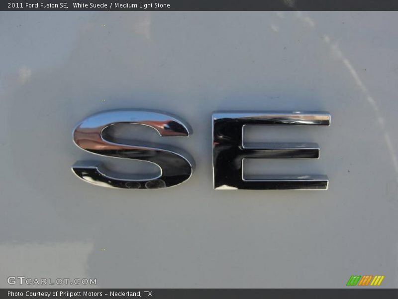 White Suede / Medium Light Stone 2011 Ford Fusion SE