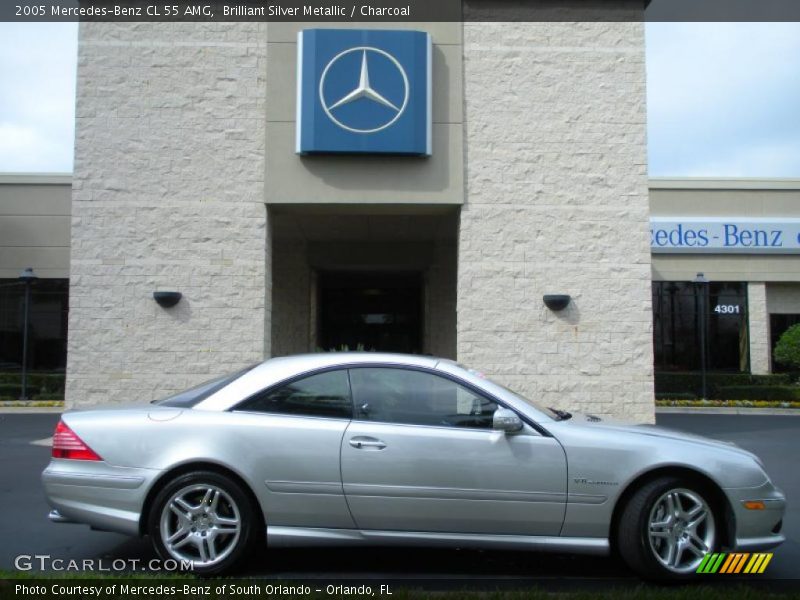 Brilliant Silver Metallic / Charcoal 2005 Mercedes-Benz CL 55 AMG