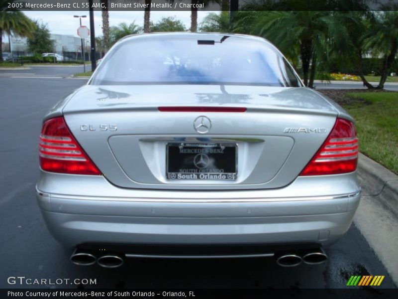 Brilliant Silver Metallic / Charcoal 2005 Mercedes-Benz CL 55 AMG