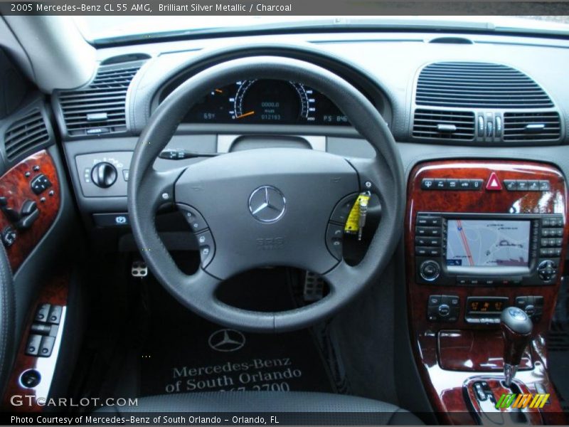 Brilliant Silver Metallic / Charcoal 2005 Mercedes-Benz CL 55 AMG