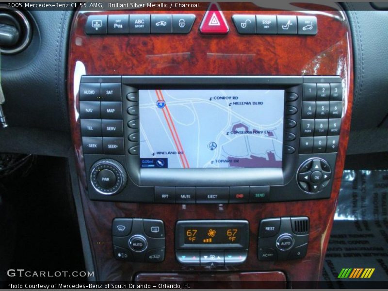 Navigation of 2005 CL 55 AMG