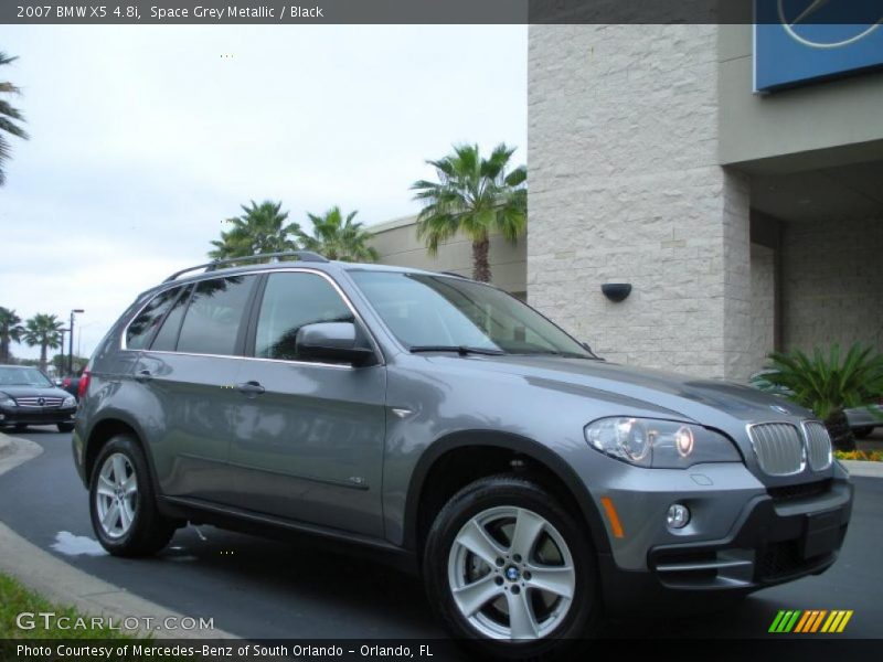 Space Grey Metallic / Black 2007 BMW X5 4.8i