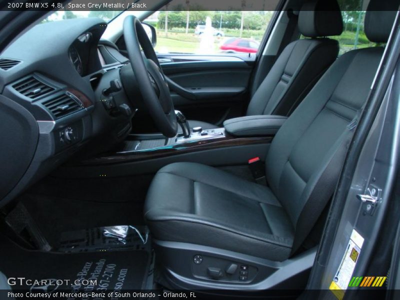  2007 X5 4.8i Black Interior
