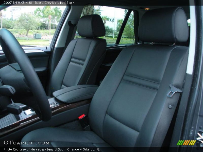  2007 X5 4.8i Black Interior