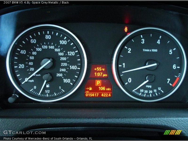  2007 X5 4.8i 4.8i Gauges