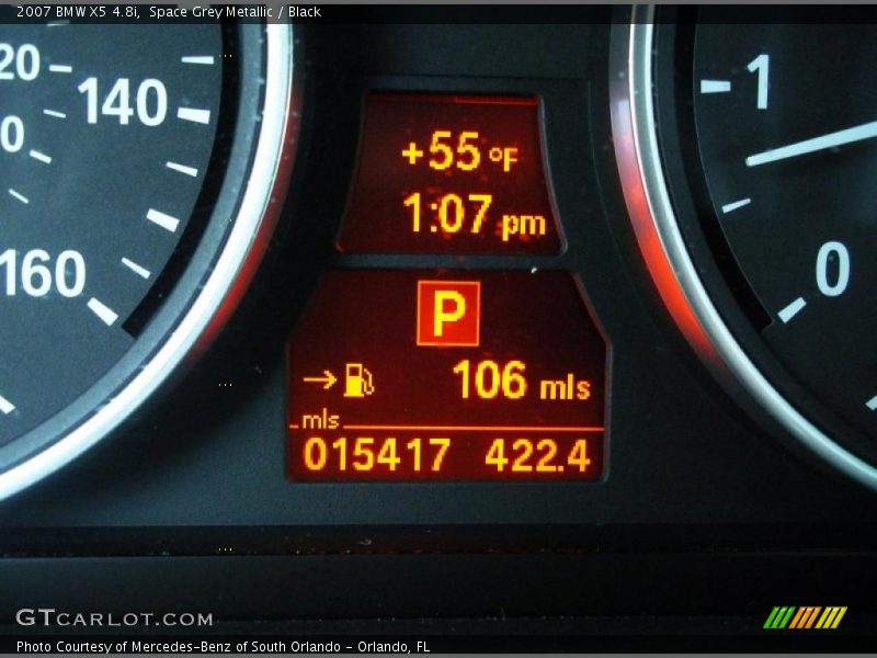 Space Grey Metallic / Black 2007 BMW X5 4.8i