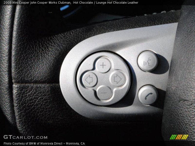 Controls of 2009 Cooper John Cooper Works Clubman