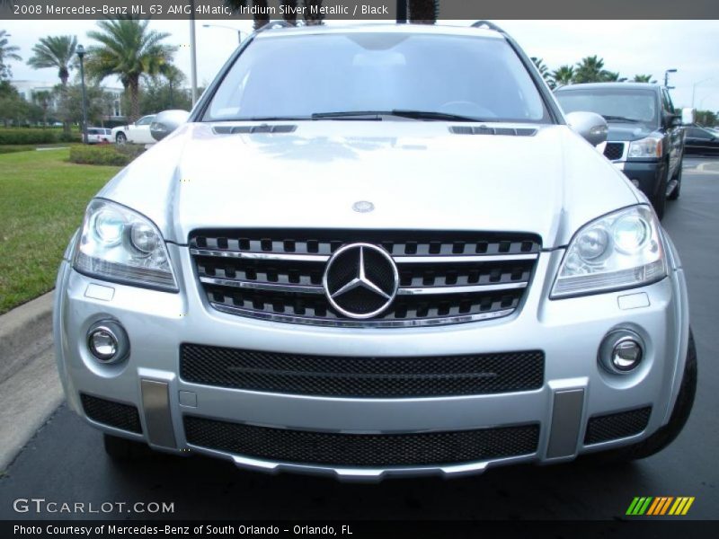 Iridium Silver Metallic / Black 2008 Mercedes-Benz ML 63 AMG 4Matic