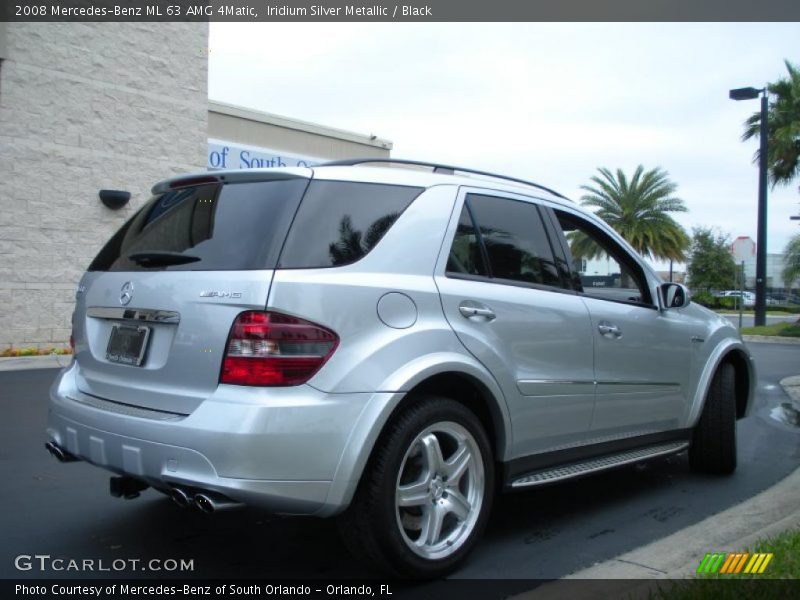 Iridium Silver Metallic / Black 2008 Mercedes-Benz ML 63 AMG 4Matic