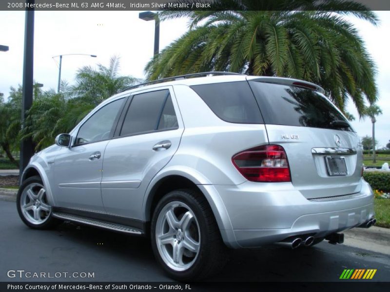Iridium Silver Metallic / Black 2008 Mercedes-Benz ML 63 AMG 4Matic
