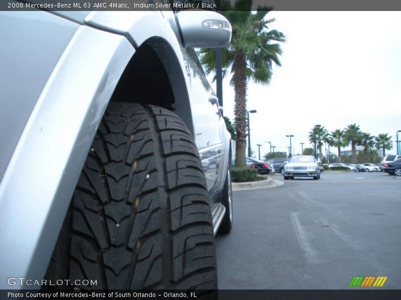 Iridium Silver Metallic / Black 2008 Mercedes-Benz ML 63 AMG 4Matic