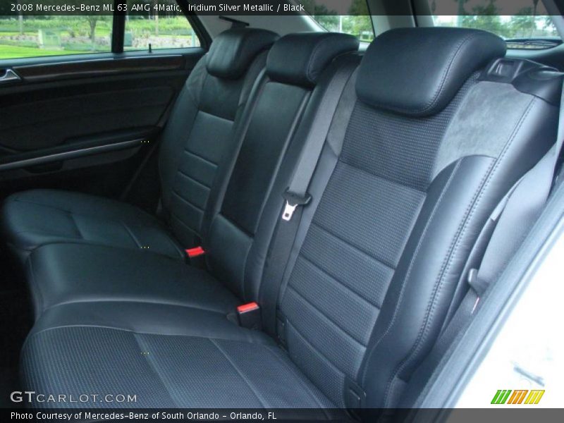 Iridium Silver Metallic / Black 2008 Mercedes-Benz ML 63 AMG 4Matic