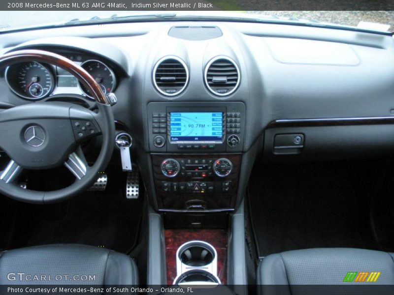Iridium Silver Metallic / Black 2008 Mercedes-Benz ML 63 AMG 4Matic