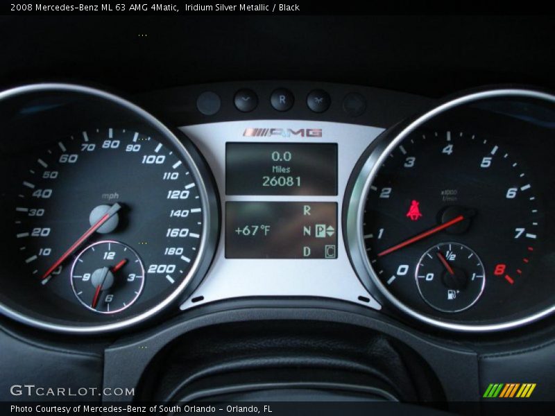  2008 ML 63 AMG 4Matic 63 AMG 4Matic Gauges