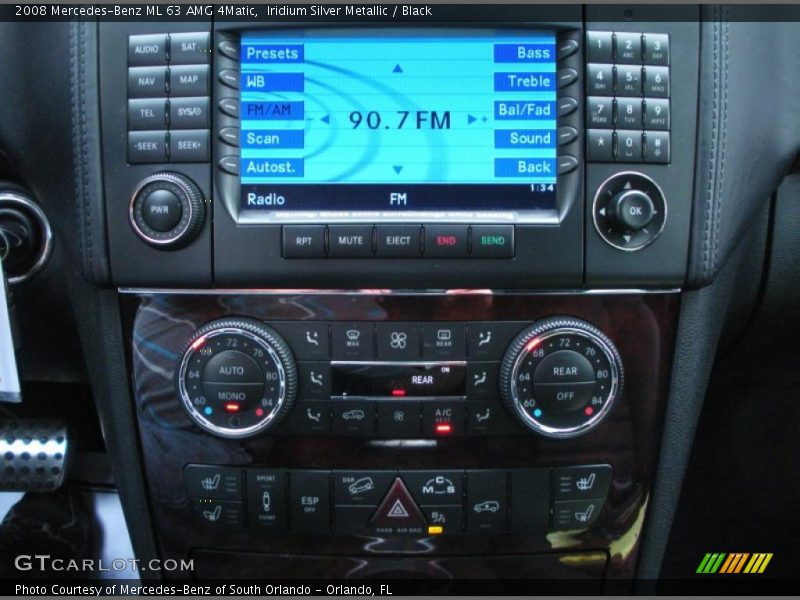 Controls of 2008 ML 63 AMG 4Matic