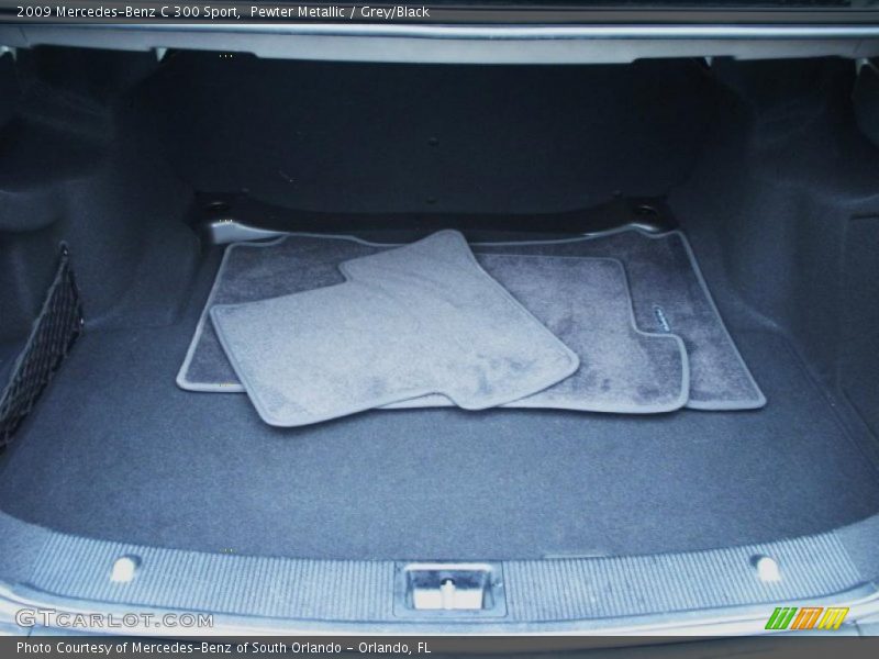 Pewter Metallic / Grey/Black 2009 Mercedes-Benz C 300 Sport