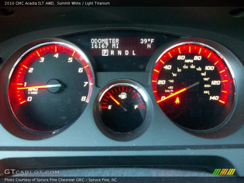 Summit White / Light Titanium 2010 GMC Acadia SLT AWD