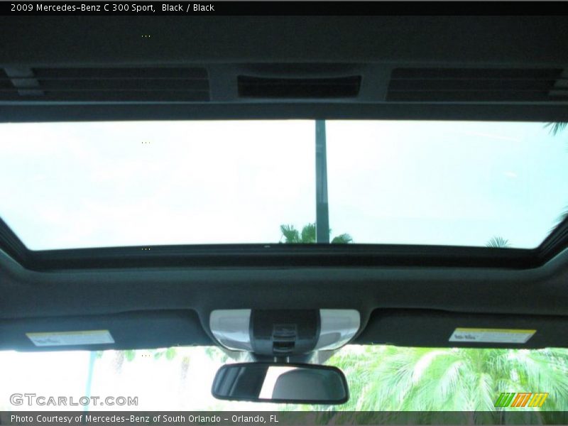 Black / Black 2009 Mercedes-Benz C 300 Sport