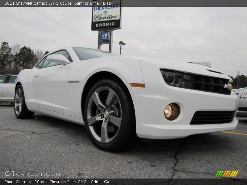 Summit White / Black 2011 Chevrolet Camaro SS/RS Coupe