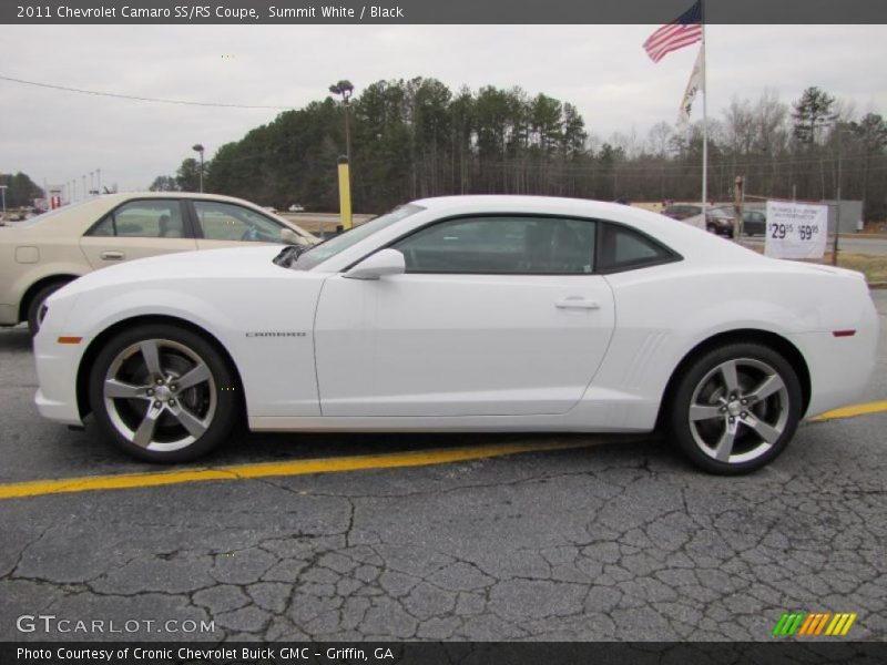 Summit White / Black 2011 Chevrolet Camaro SS/RS Coupe