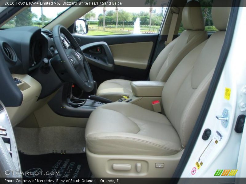  2010 RAV4 Limited V6 Sand Beige Interior