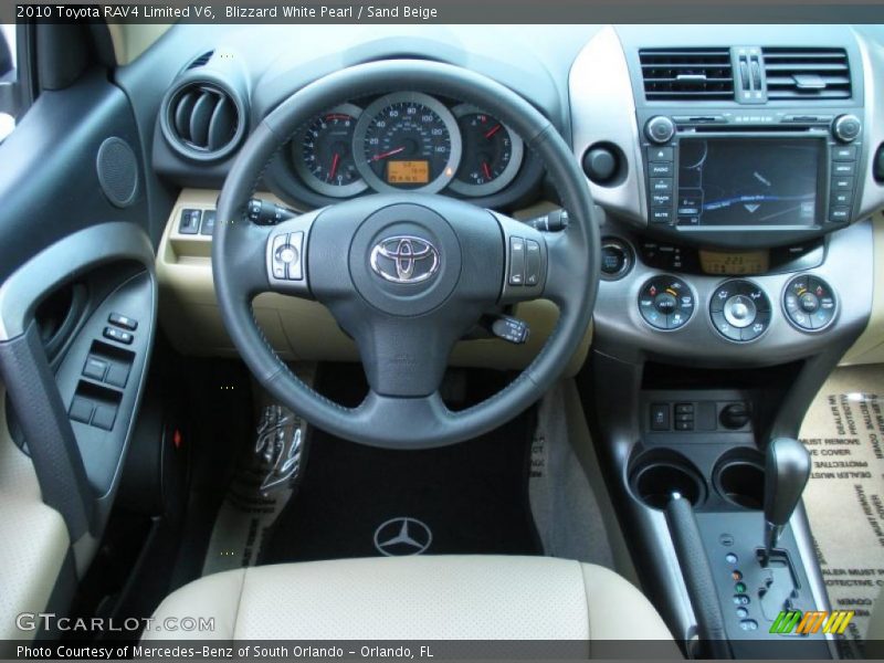 Controls of 2010 RAV4 Limited V6