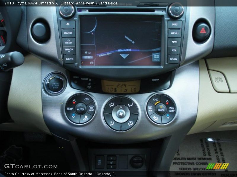 Navigation of 2010 RAV4 Limited V6