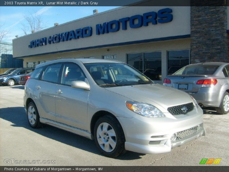 Lunar Mist Metallic / Dark Gray 2003 Toyota Matrix XR