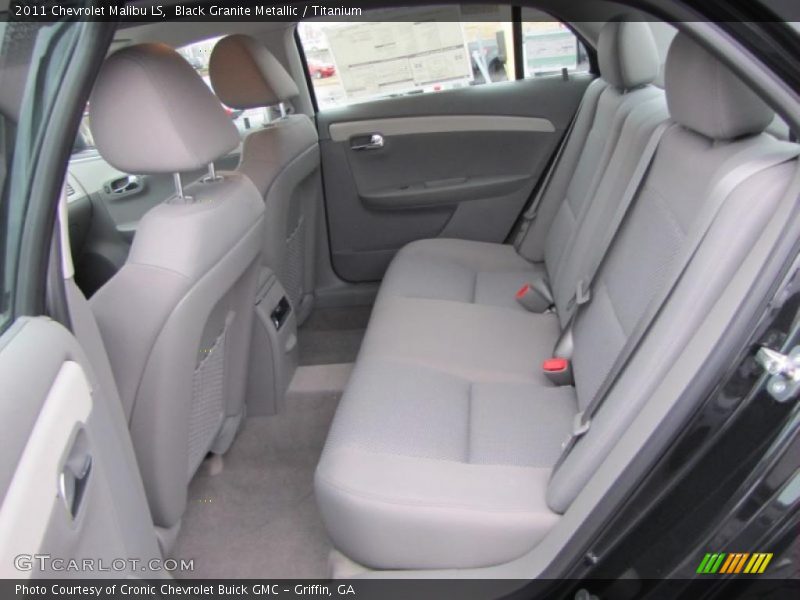 Black Granite Metallic / Titanium 2011 Chevrolet Malibu LS