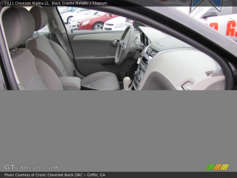 Black Granite Metallic / Titanium 2011 Chevrolet Malibu LS