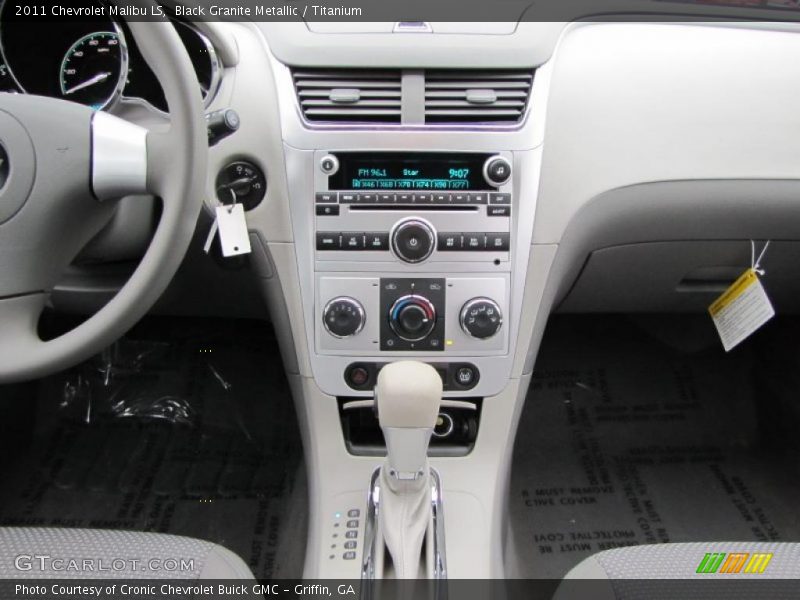 Black Granite Metallic / Titanium 2011 Chevrolet Malibu LS