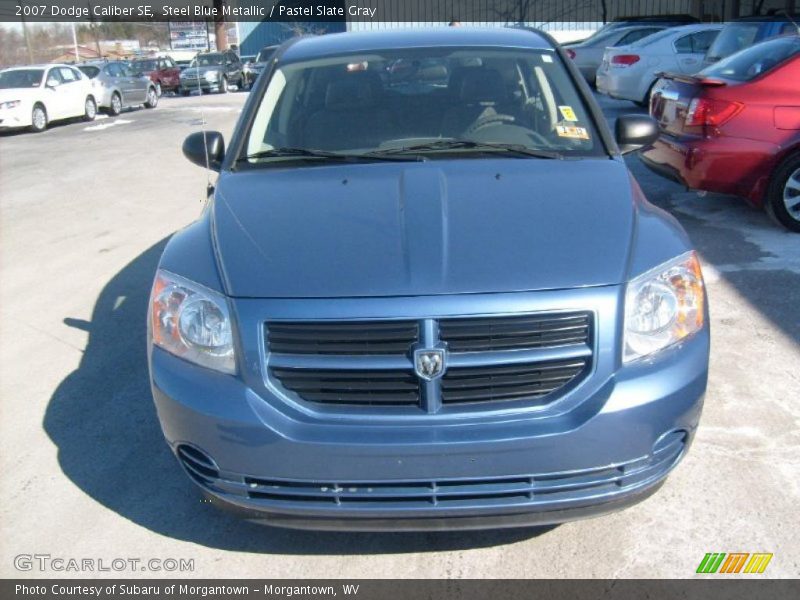 Steel Blue Metallic / Pastel Slate Gray 2007 Dodge Caliber SE