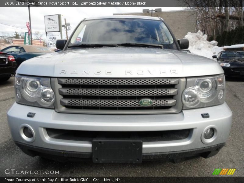 Zambezi Silver Metallic / Ebony Black 2006 Land Rover Range Rover Sport HSE