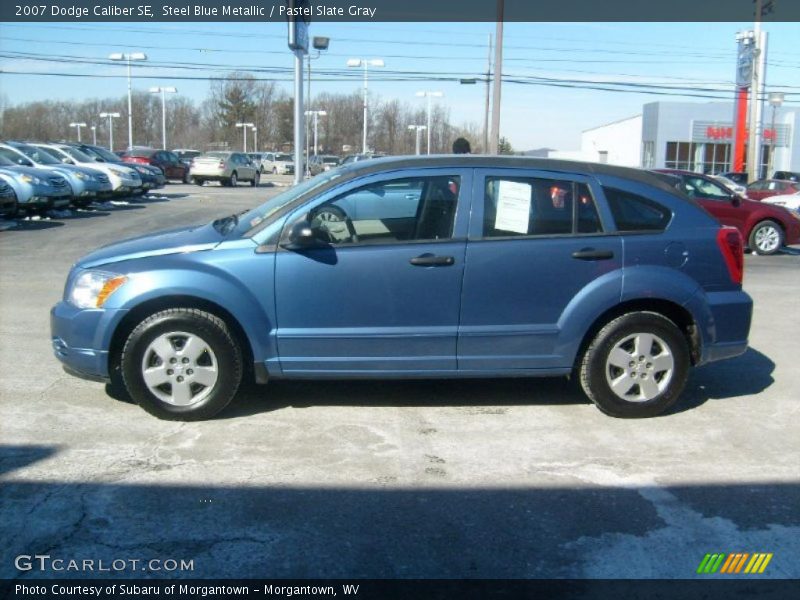 Steel Blue Metallic / Pastel Slate Gray 2007 Dodge Caliber SE