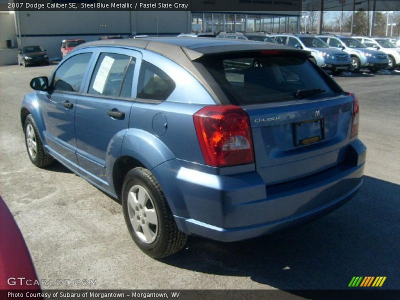 Steel Blue Metallic / Pastel Slate Gray 2007 Dodge Caliber SE