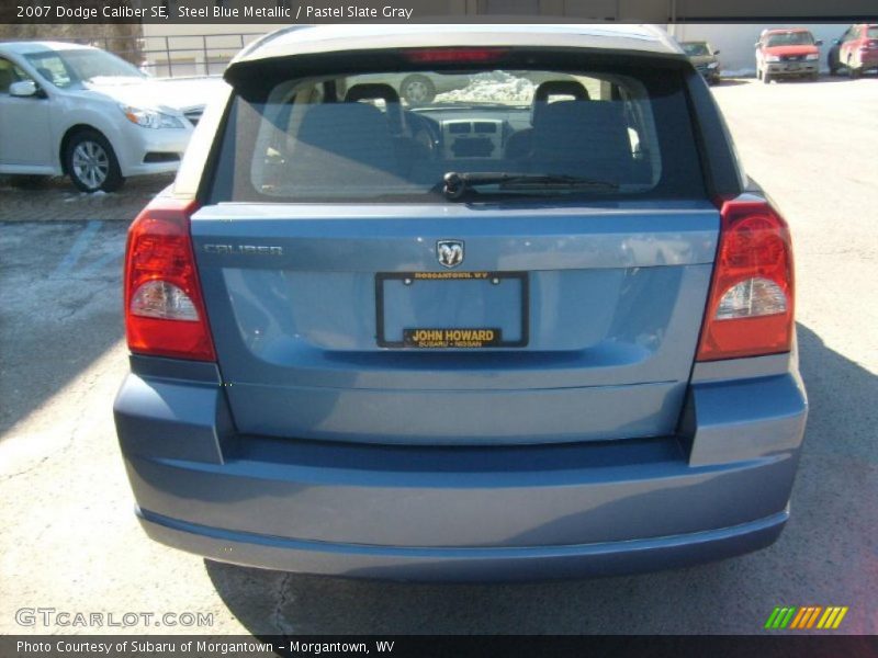 Steel Blue Metallic / Pastel Slate Gray 2007 Dodge Caliber SE