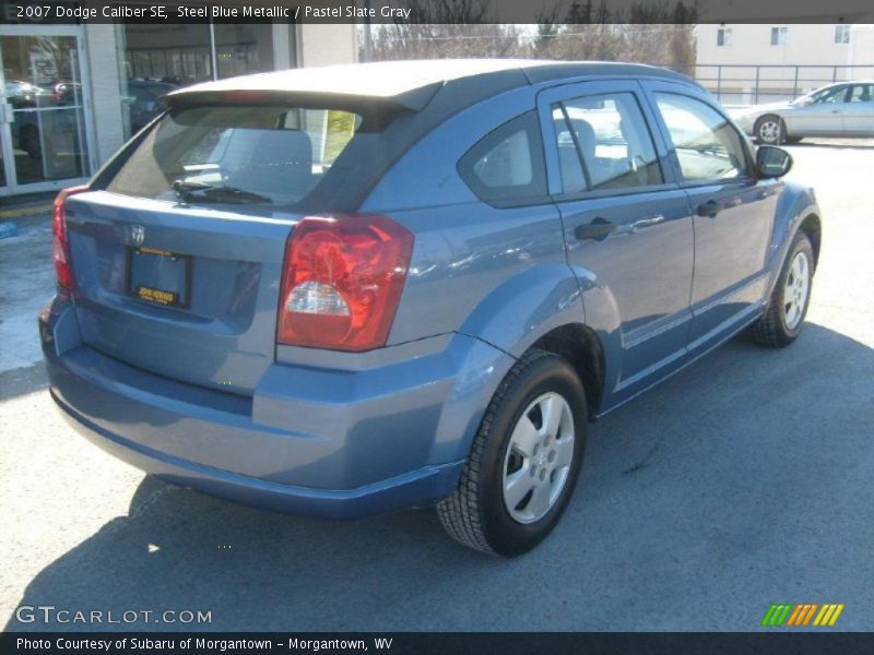 Steel Blue Metallic / Pastel Slate Gray 2007 Dodge Caliber SE