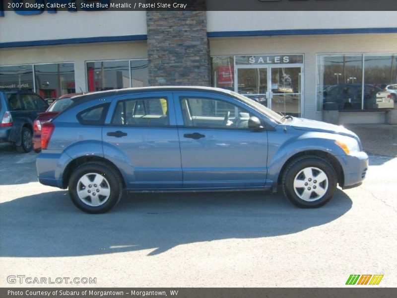 Steel Blue Metallic / Pastel Slate Gray 2007 Dodge Caliber SE