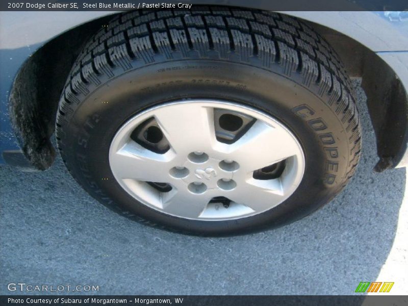 Steel Blue Metallic / Pastel Slate Gray 2007 Dodge Caliber SE