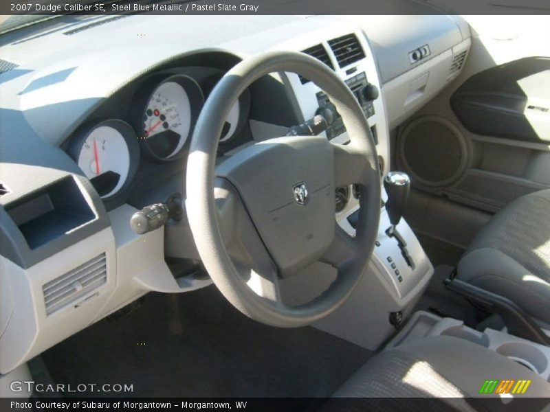 Steel Blue Metallic / Pastel Slate Gray 2007 Dodge Caliber SE