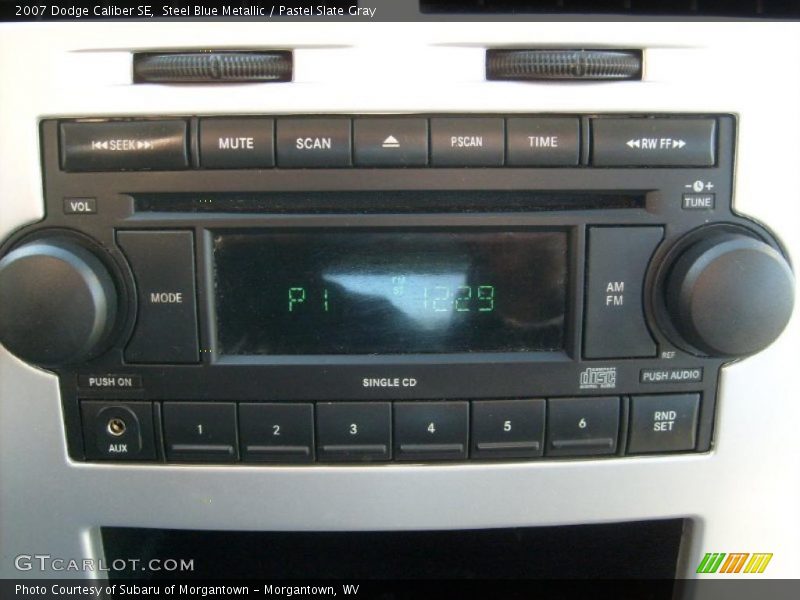 Steel Blue Metallic / Pastel Slate Gray 2007 Dodge Caliber SE