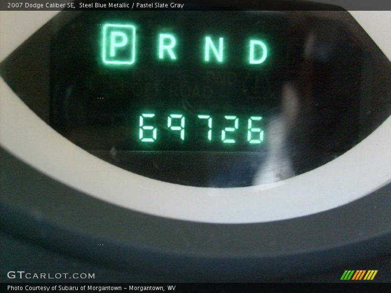 Steel Blue Metallic / Pastel Slate Gray 2007 Dodge Caliber SE
