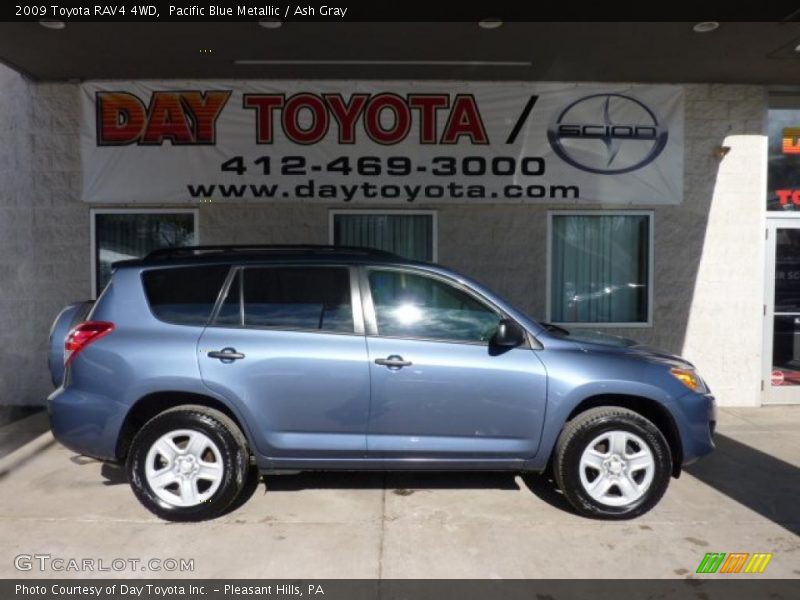 Pacific Blue Metallic / Ash Gray 2009 Toyota RAV4 4WD